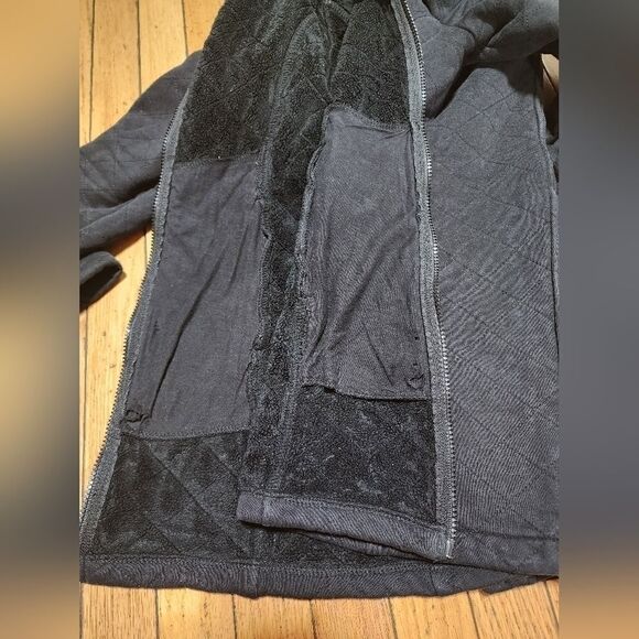 The north face women’s caroluna jacket quilted fleece lined black  size … - Picture 8 of 14